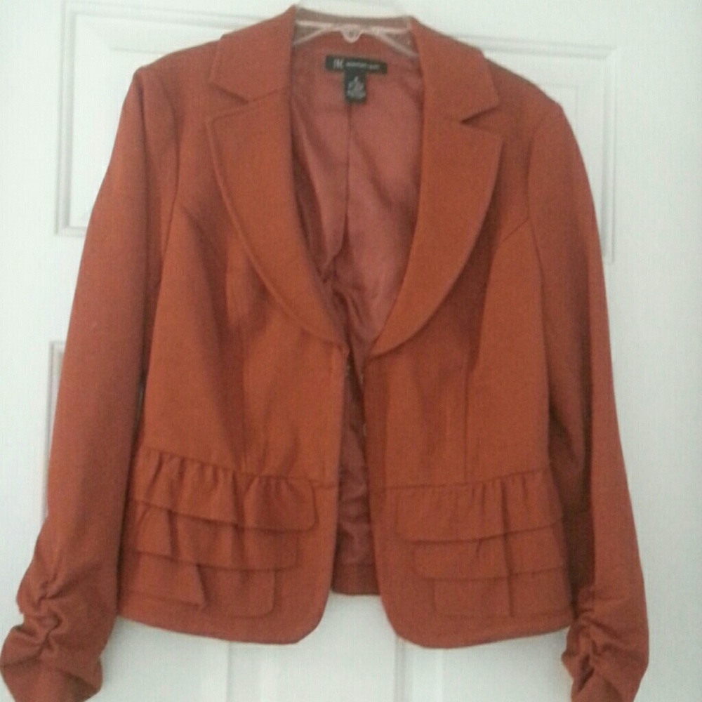 INC Burnt Orange Blazer